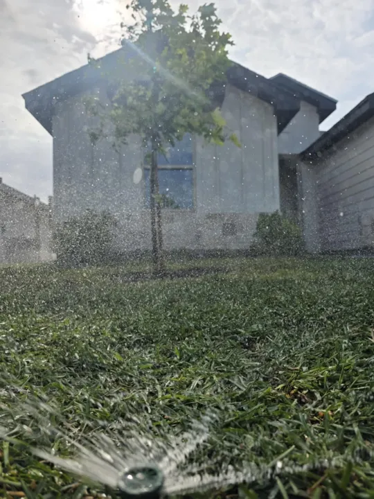 Sprinklers in action from the JS Irrigation Services gallery, photo 25